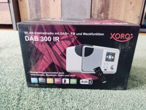 Xoro DAB 300 IR Internetradio Verpackung