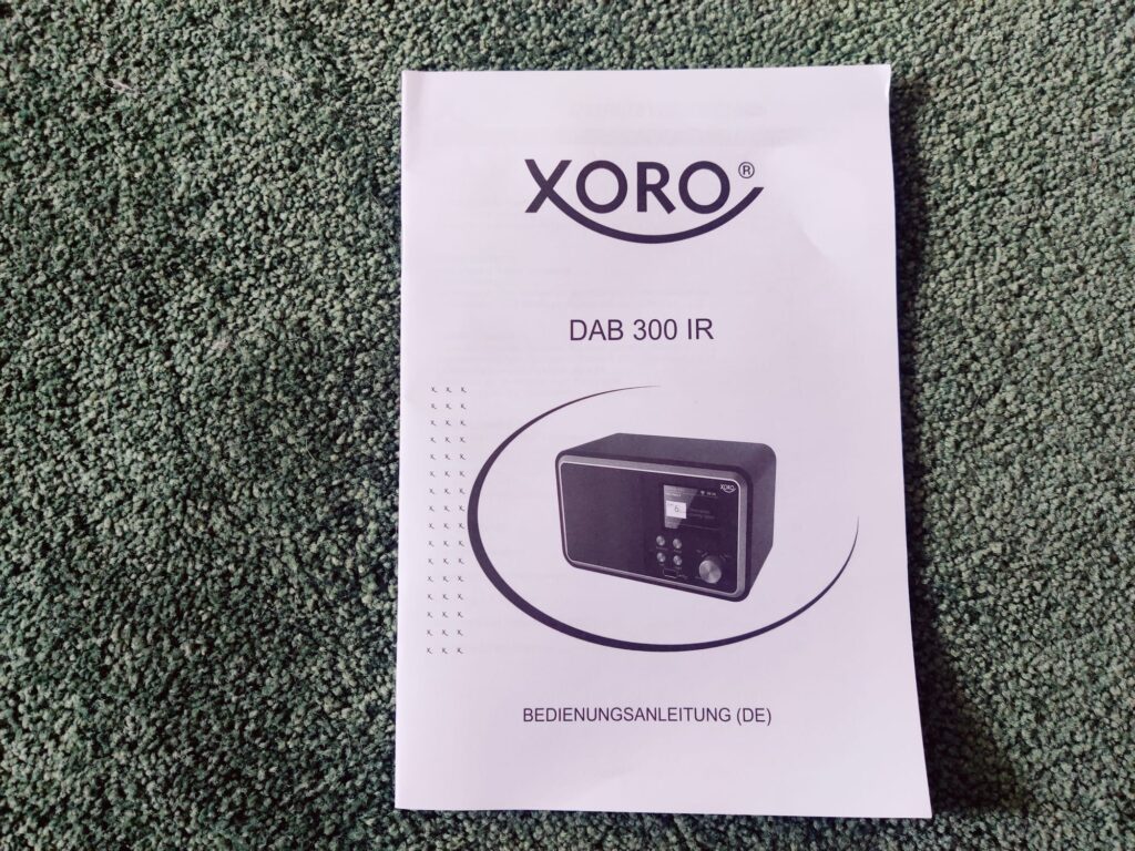 Xoro DAB 300 IR Internetradio Bedienungsanleitung