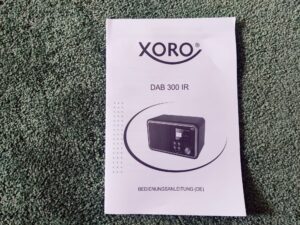 Xoro DAB 300 IR Internetradio Bedienungsanleitung