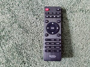 Xoro DAB 300 IR Internetradio Fernbedienung