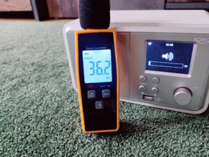 Xoro DAB 300 IR Internetradio Lautstärke auf niedrigster Stufe