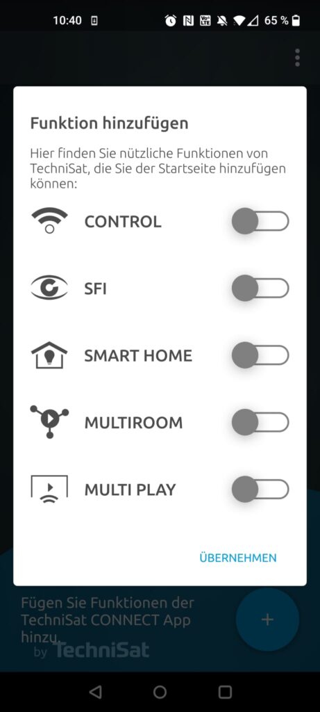 TechniSat VIOLA 2 C IR Internetradio App Funktionen