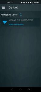 TechniSat VIOLA 2 C IR Internetradio App Gerätesuche