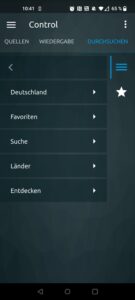 TechniSat VIOLA 2 C IR Internetradio App Sendersuche