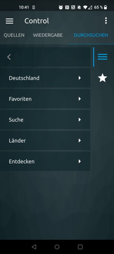 TechniSat VIOLA 2 C IR Internetradio App Sendersuche