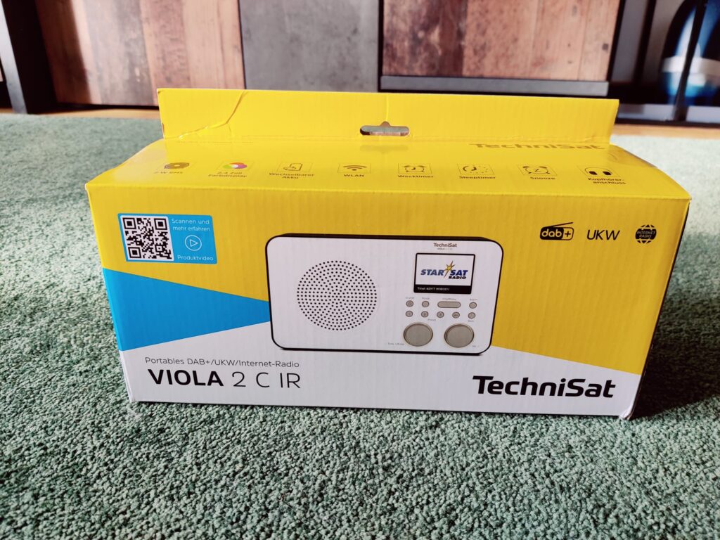 TechniSat VIOLA 2 C IR Internetradio Verpackung