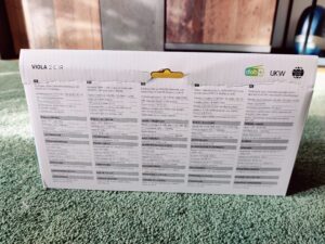 TechniSat VIOLA 2 C IR Internetradio Verpackung Rückseite