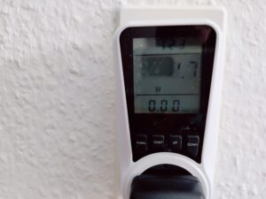 TechniSat VIOLA 2 C IR Internetradio Stromverbrauch auf höchster Stufe