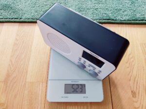 TechniSat VIOLA 2 C IR Internetradio Gewicht im Test