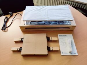 Klamer 1500 Raclette in Papier eingewickelt