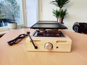 Klamer 1500 Raclette von der Seite