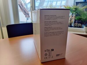 Klamer 150 Slow-Juicer Verpackung seitlich