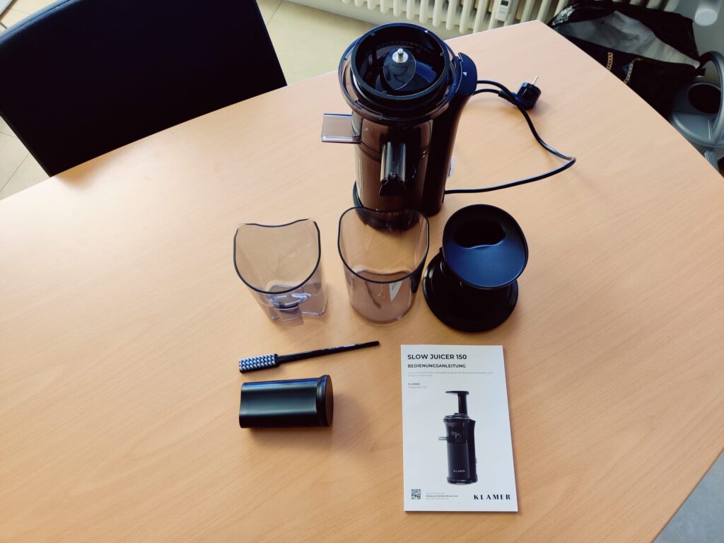 Klamer 150 Slow-Juicer Startbild