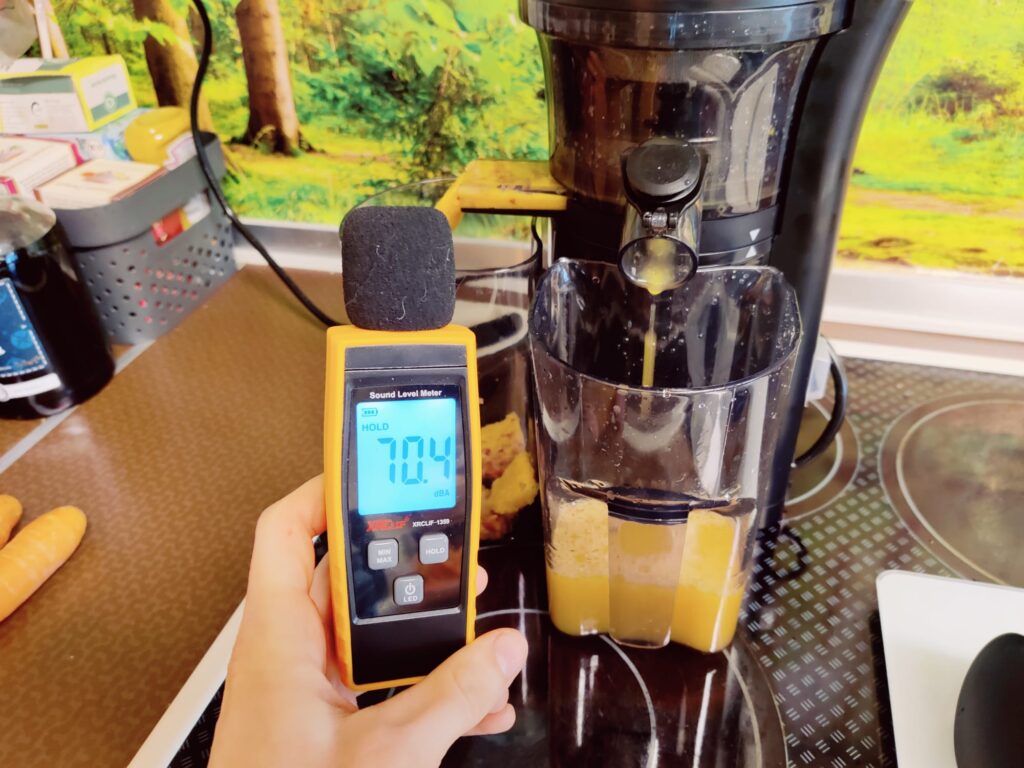 Klamer 150 Slow-Juicer maximale Lautstärke im Test