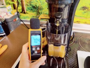 Klamer 150 Slow-Juicer maximale Lautstärke im Test