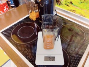 Klamer 150 Slow-Juicer Saftausbeute Karotten