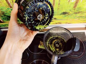 Klamer 150 Slow-Juicer nach der Nutzung