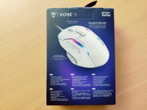 Turtle Beach Kone II Gaming-Maus Verpackung Rückseite