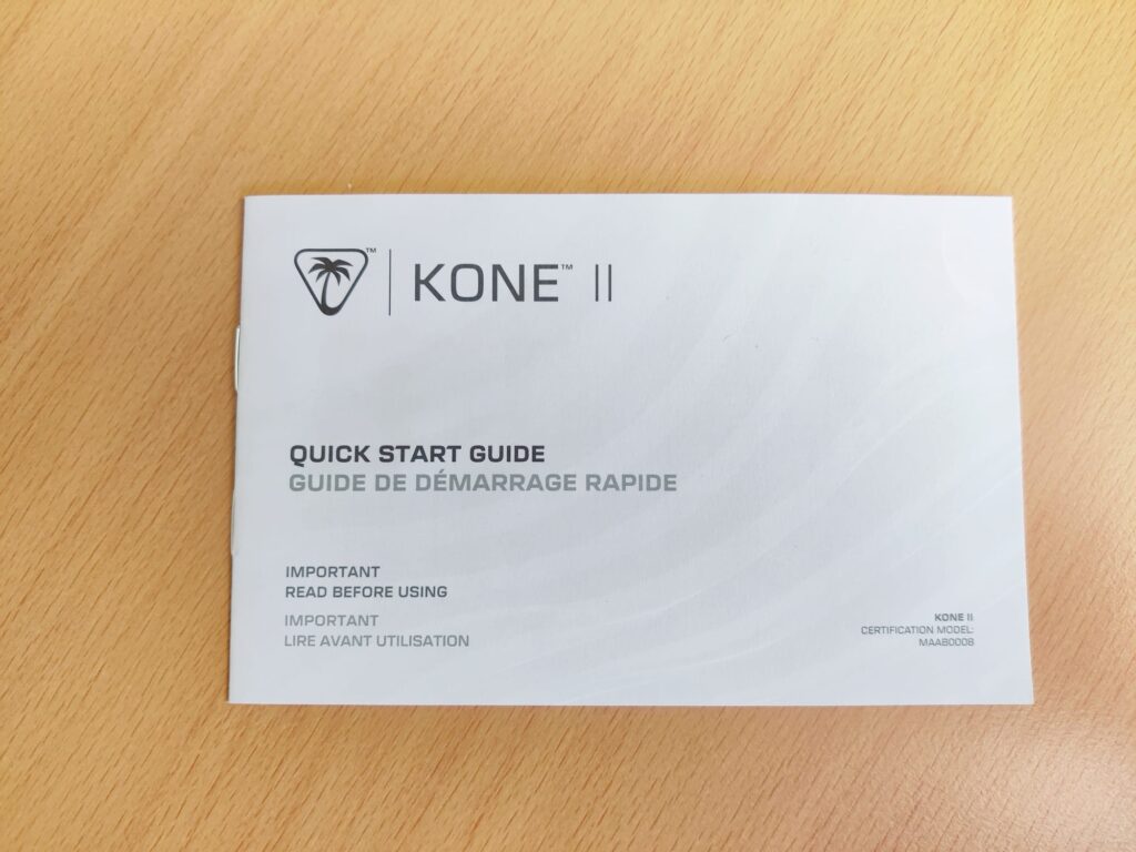 Turtle Beach Kone II Gaming-Maus Schnellstartanleitung