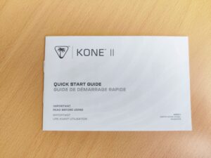Turtle Beach Kone II Gaming-Maus Schnellstartanleitung