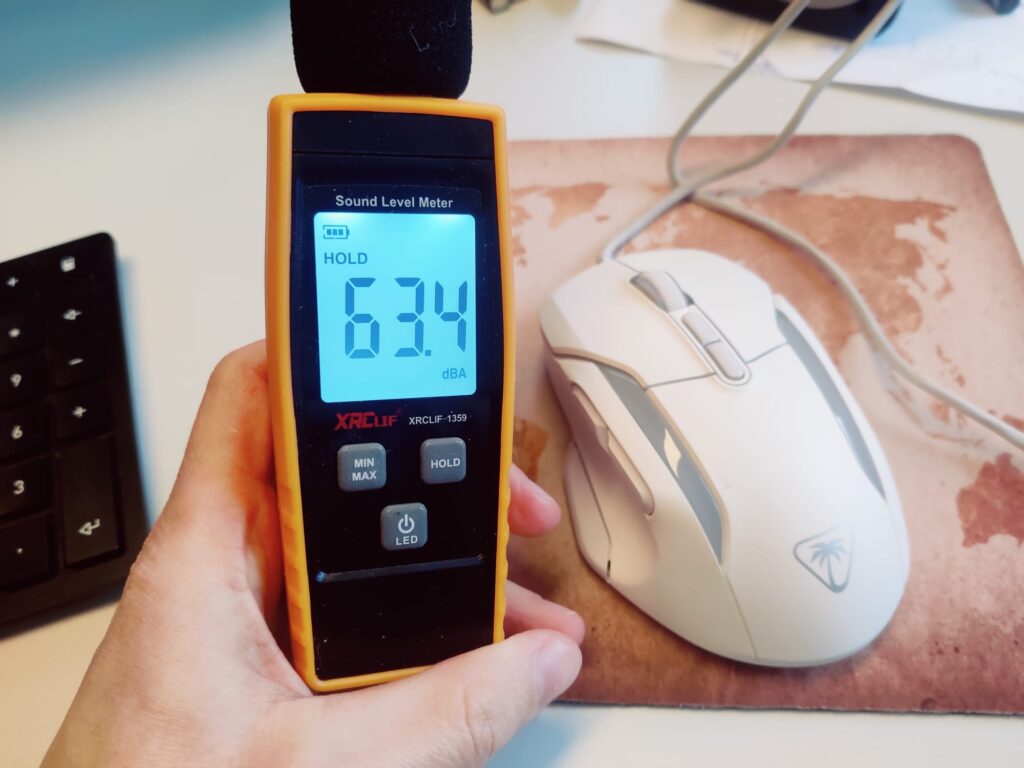 Turtle Beach Kone II Gaming-Maus Lautstärke des Klicks