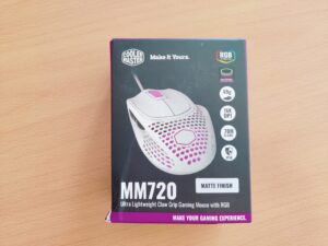 Cooler Master MM720 Gaming-Maus Verpackung