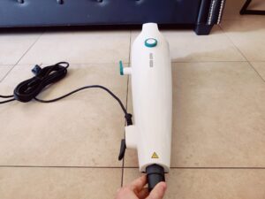 Leifheit CleanTenso Power 2.0 Dampfreiniger Handteil von vorne