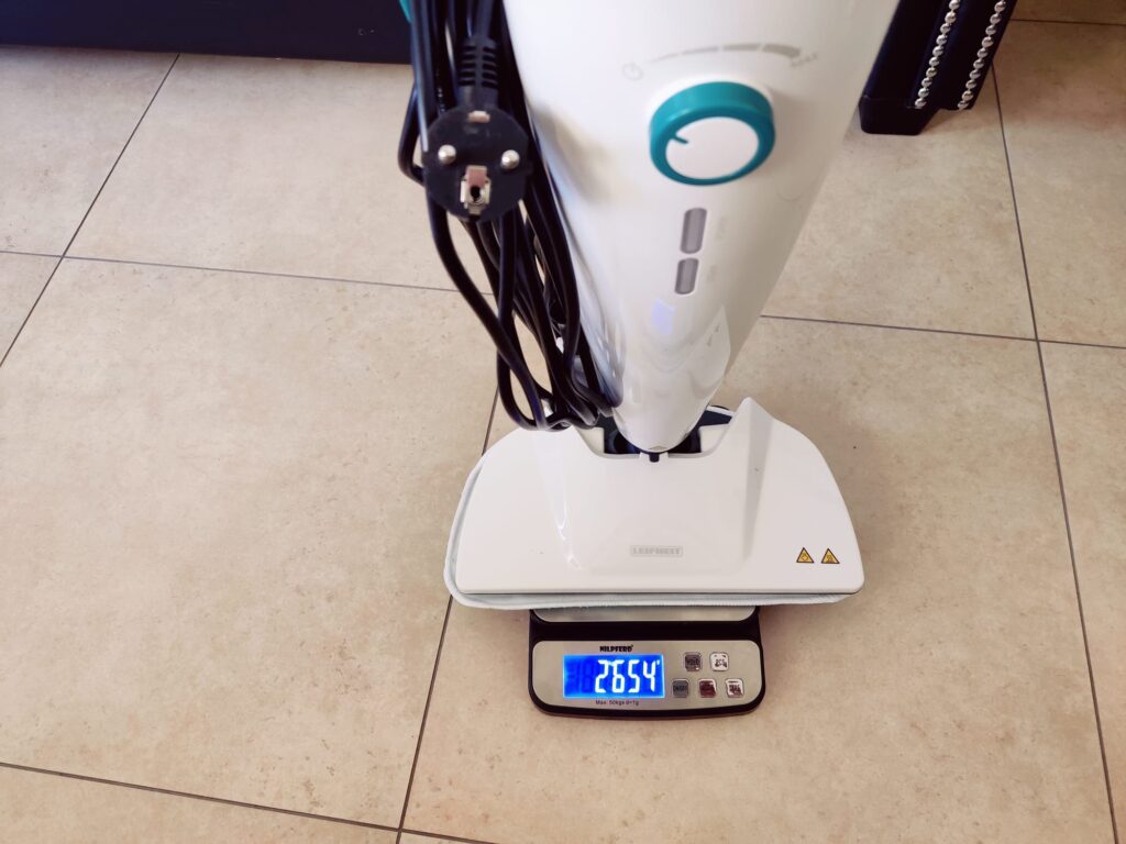 Leifheit CleanTenso Power 2.0 Dampfreiniger Gewicht im Test