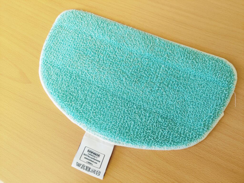 Leifheit CleanTenso Power 2.0 Dampfreiniger Mikrofaser-Pad nach Betrieb