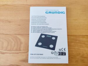 Grundig 18682 Personenwaage Bedienungsanleitung