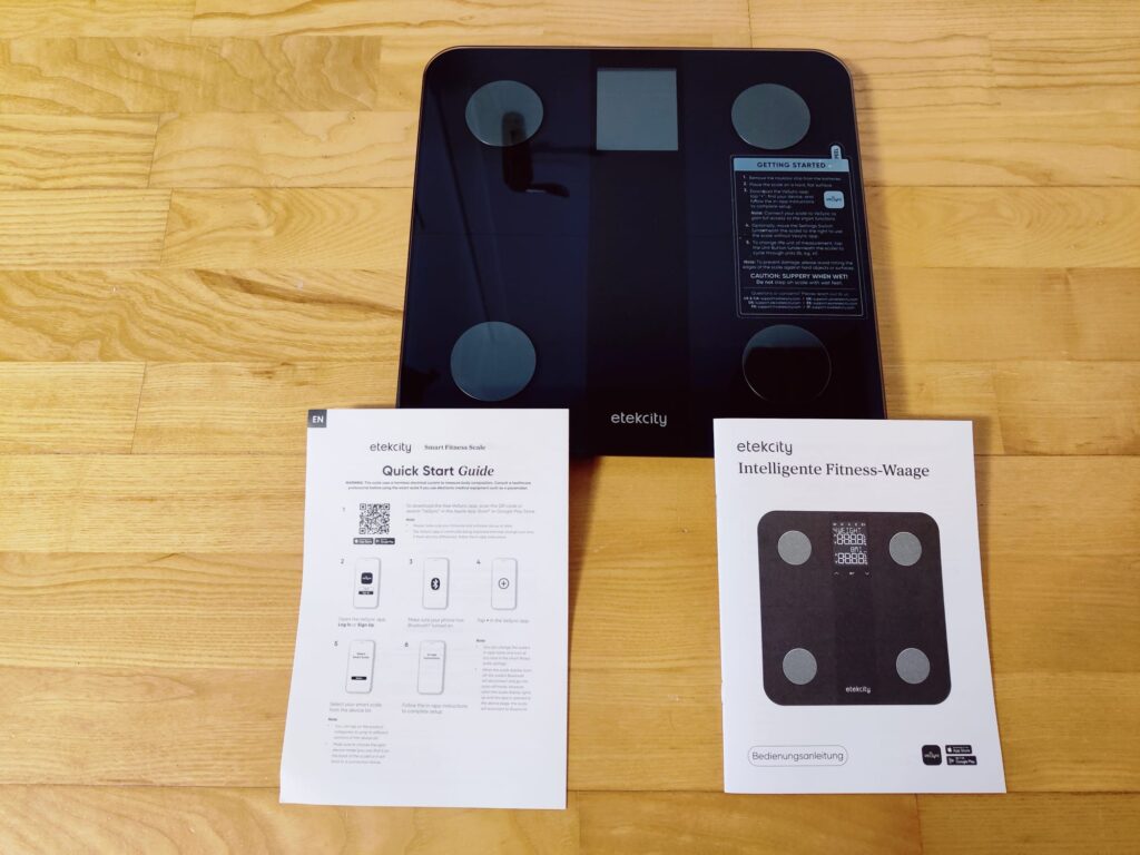 Etekcity EFS-C651-KDE Körperfettwaage Übersicht