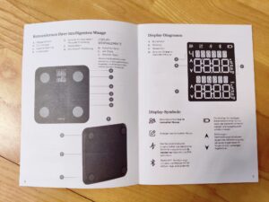 Etekcity EFS-C651-KDE Personenwaage Bedienungsanleitung innen
