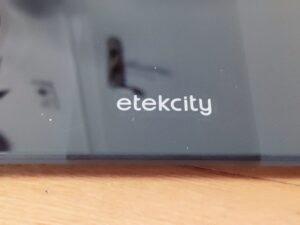 Etekcity EFS-C651-KDE Körperfettwaage Herstelleraufschrift