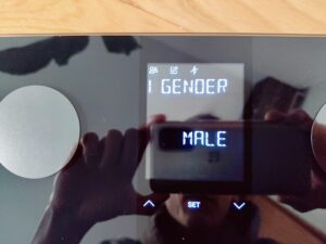 Etekcity EFS-C651-KDE Personenwaage Geschlechtsauswahl