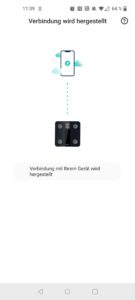 Etekcity EFS-C651-KDE Personenwaage App Verbindungsherstellung