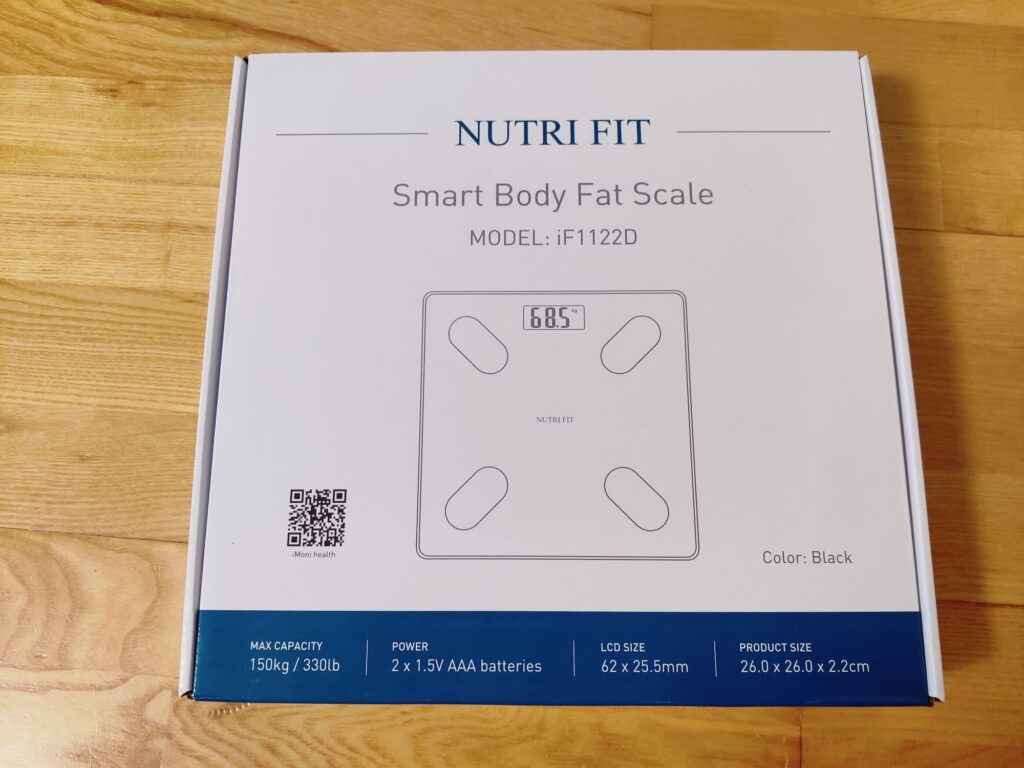 NUTRI FIT iF1122D Personenwaage Verpackung