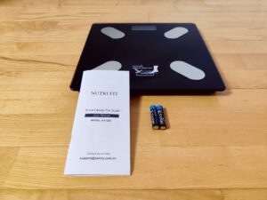 NUTRI FIT iF1122D Körperfettwaage Startbild