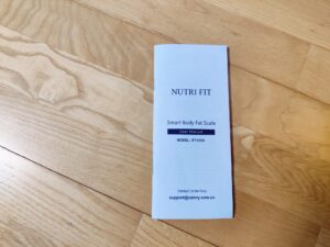 NUTRI FIT iF1122D Körperfettwaage Bedienungsanleitung