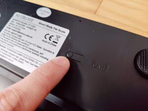 NUTRI FIT iF1122D Personenwaage UNIT-Taste