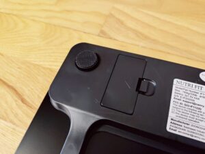 NUTRI FIT iF1122D Körperfettwaage Batteriefach