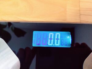 NUTRI FIT iF1122D Personenwaage Anzeige in lb