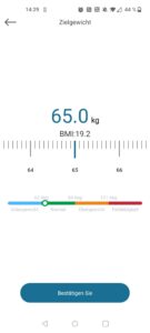 NUTRI FIT iF1122D Personenwaage App Zielgewicht
