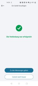 NUTRI FIT iF1122D Personenwaage App Gerät hinzufügen