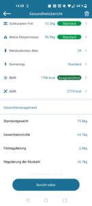 NUTRI FIT iF1122D Personenwaage App Gewichtsmanagement