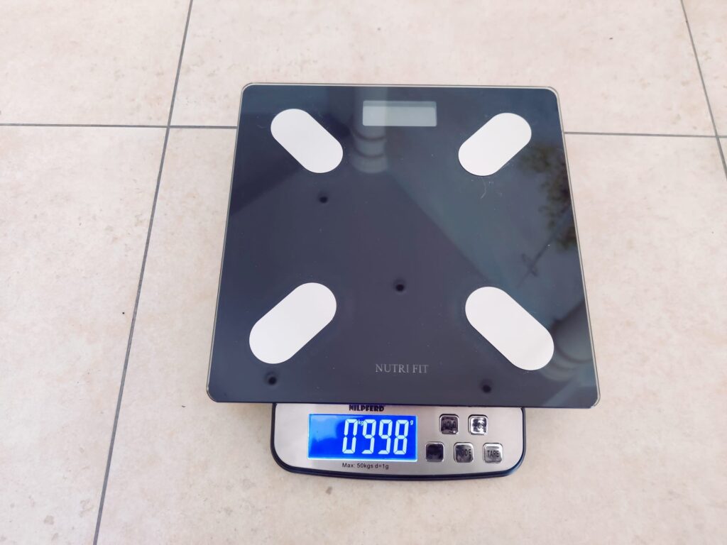 NUTRI FIT iF1122D Körperfettwaage Gewicht im Test