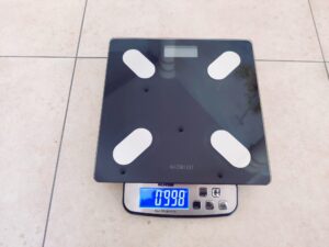 NUTRI FIT iF1122D Körperfettwaage Gewicht im Test