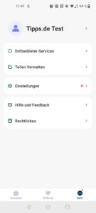 Etekcity EFS-C651-KDE Körperfettwaage App Einstellungen