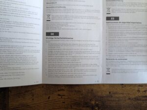 Anker A1383 Powerbank Sicherheitshinweise