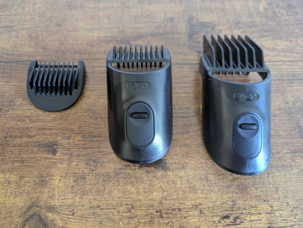 Aufsätze des King C. Gillette Bartschneiders