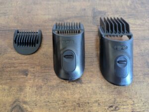 Aufsätze des King C. Gillette Bartschneiders